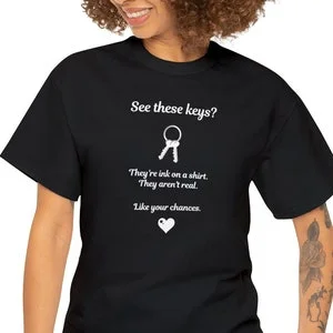 pornhint Pornhint Chastity Femdom Keyholder Tee / Cuckold T-Shirt / Humiliation Fetish Shirt