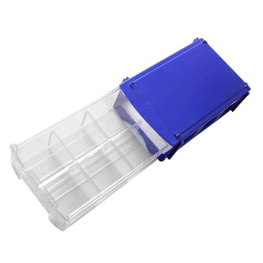 

Penggong Multi Compartment Transparent Storage Box Plastic Case Organizer, 501 Original