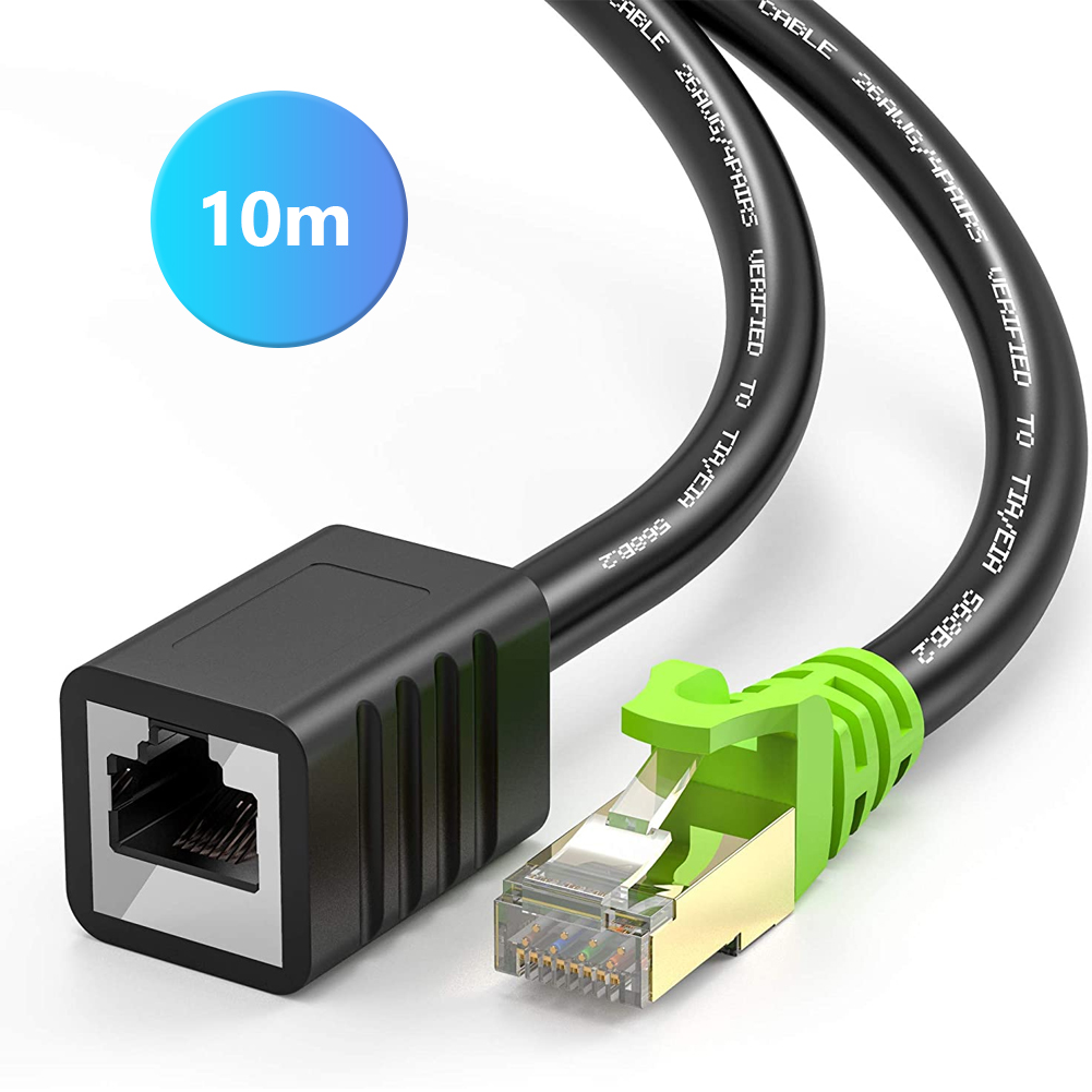 Shielded Cat6 RJ45 Ethernet Extension Cable for Router Modem TV PC, 6m, 501 Original
Shielded Cat6 RJ45 Ethernet Extension Cable for Router Modem TV PC, 6m, 501 Original