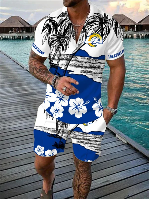 Los Angeles Rams
Limited Edition Polo Shirt And Shorts Two-Piece Suits