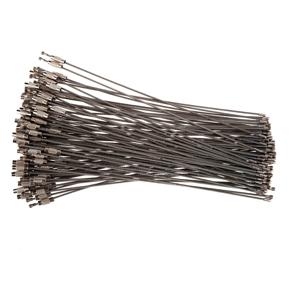 Stainless Steel 20cm Wire Keychain Cable Key Ring for Outdoor (100pcs), 501 Original
Stainless Steel 20cm Wire Keychain Cable Key Ring for Outdoor (100pcs), 501 Original