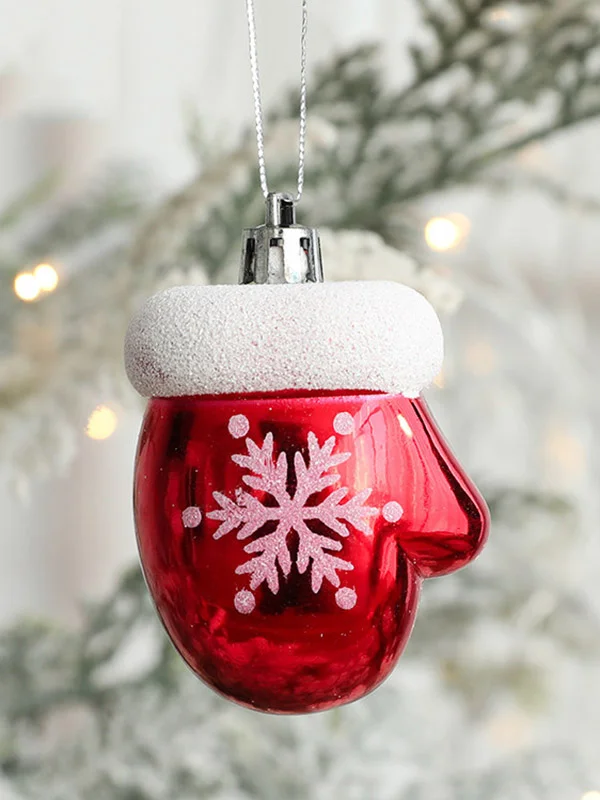 2 Pcs New Snowman House Ice Cream Christmas Xmas Tree Decorations Pendant