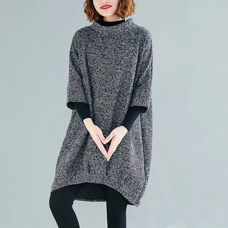 Plus Size Knitted Loose Dress