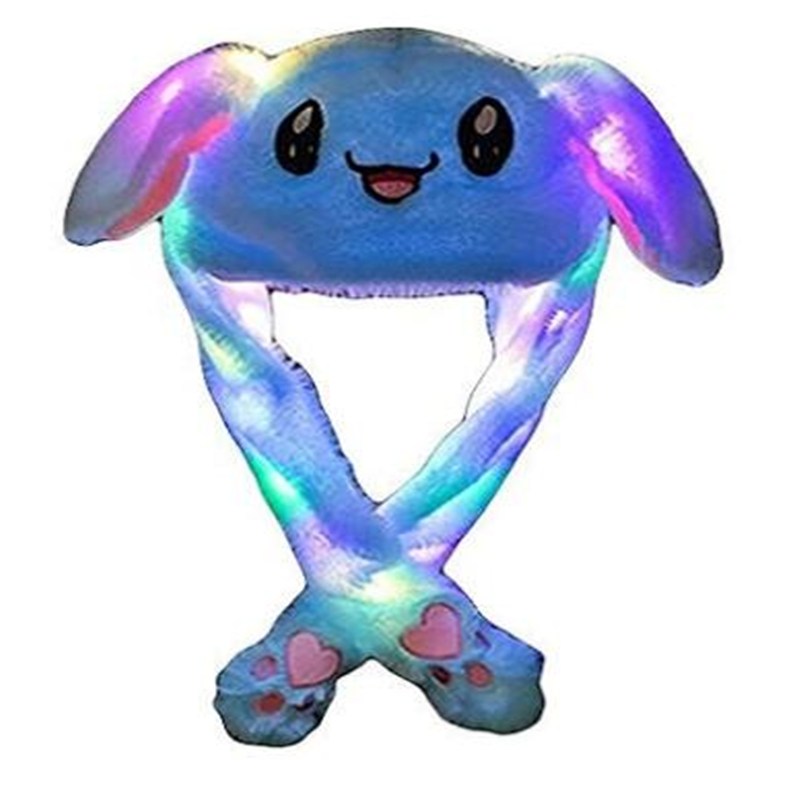 LED Glowing Plush Moving Rabbit Hat Dancing Bunny Ears Pinching Ear Cap, Blue, 501 Original
LED Glowing Plush Moving Rabbit Hat Dancing Bunny Ears Pinching Ear Cap, Blue, 501 Original