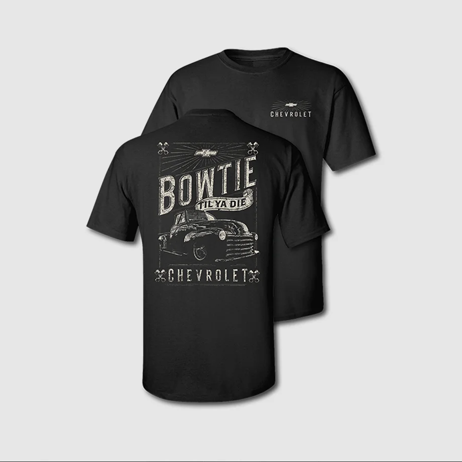 Bowtie Til 'Ya Die Chevrolet Printed Unisex Oversized T-shirt - Devcarry