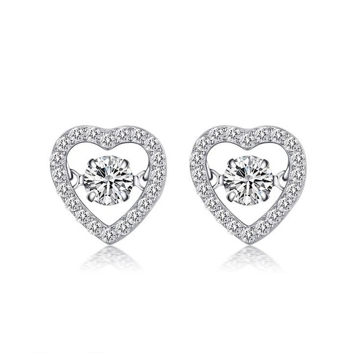Dancing Stone in Love Earrings