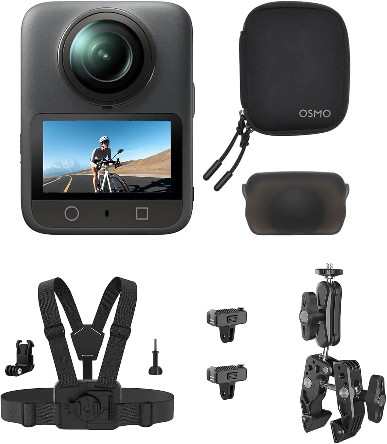 DJI Osmo 360 Road Cycling First-Person Combo, 360 Action Camera