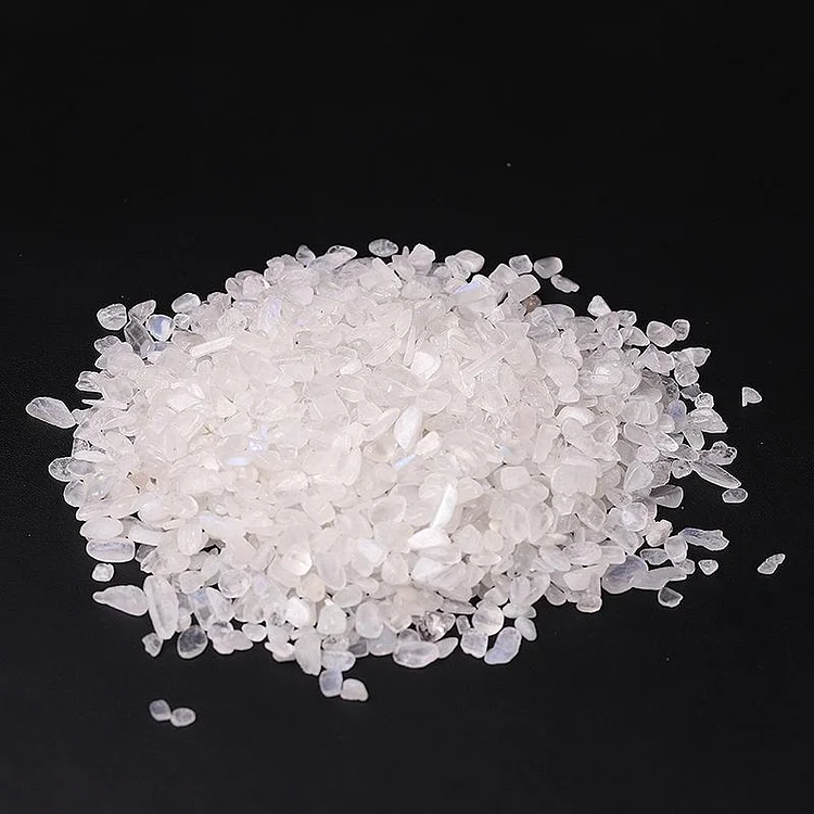 0.1kg High Quality White Moonstone Chips Crystal Chips for Decoration