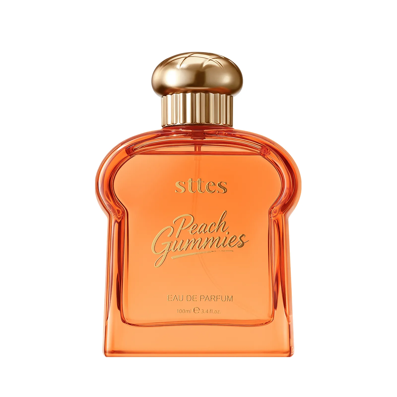 New Sttes Perfume Peach Gummies Eau de Parfum for Women, Sweet Peach Nectarine Vanilla Fruit Gummies & Jasmine Scent, Gourmand Perfume Gift for Women, 100ml / 3.4 Fl Oz