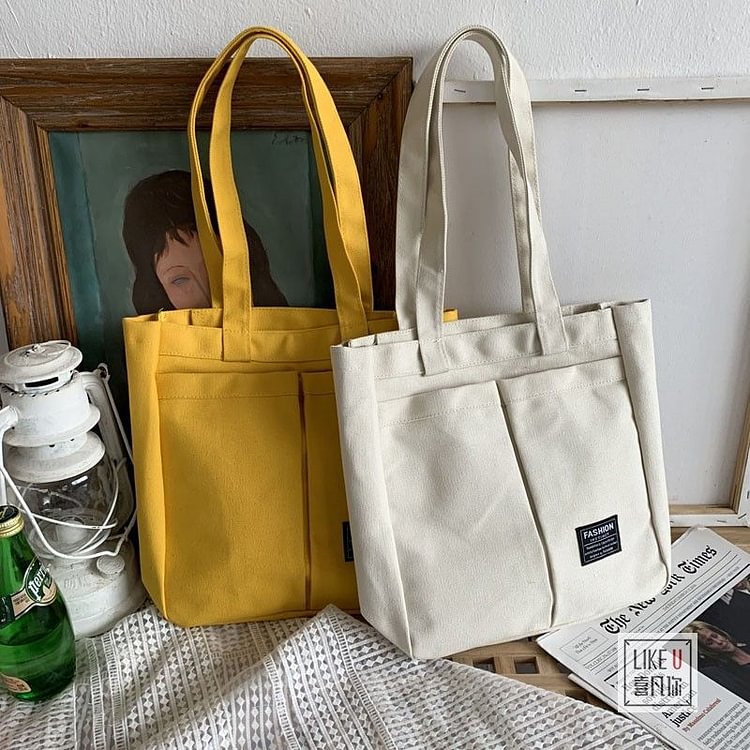 Plain Canvas Tote Bag YP2264