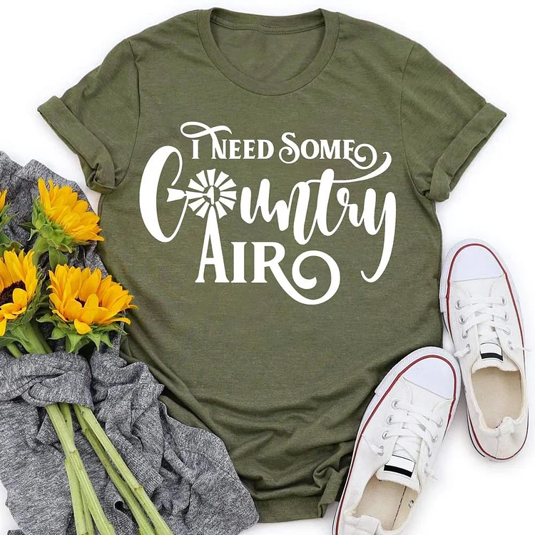 ANB - I need some country air Village LifeRetro Tee -05320