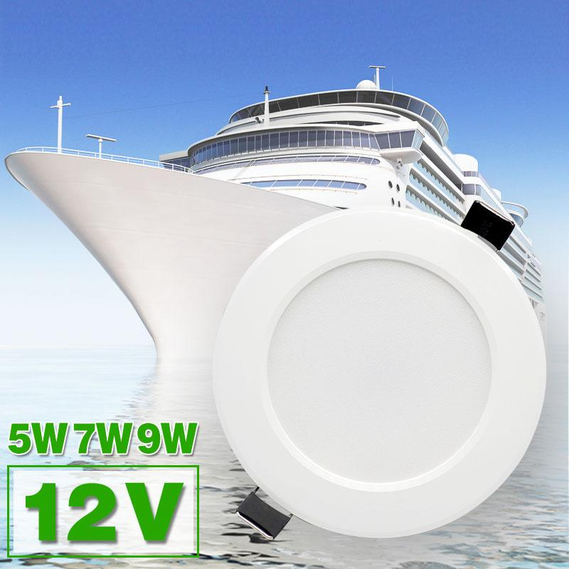 LED Spot Downlights Waterproof IP65 Lamp Ceiling Recessed 5W 7W 9W  Safety voltage for Boat for Bathroom