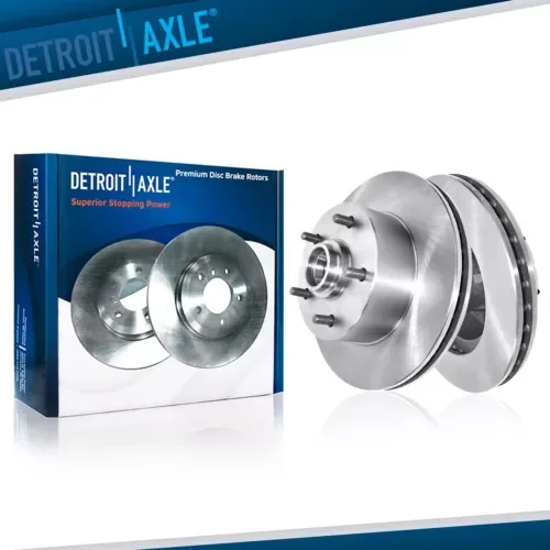 Dronehint Pair Front Brake Rotors w/ Hubs for Malibu Grand Prix Camaro Monte Carlo Cutlass (For: GMC) Parts