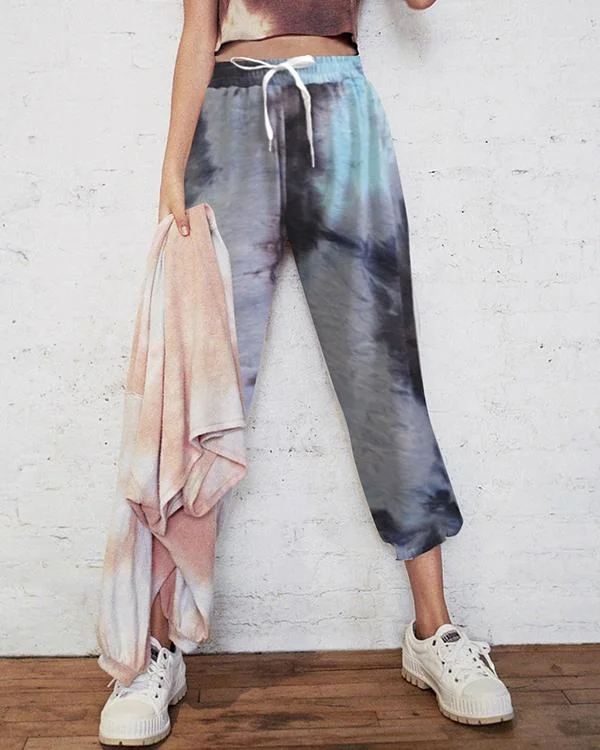 women s comfy casual tie dye sweatpants p467945