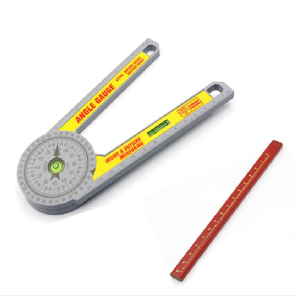 2pcs Miter Saw Protractor Angle Level Meter Digital Protractor Inclinometer, Bilateral horizontal bubbles and pencils, 501 Original
2pcs Miter Saw Protractor Angle Level Meter Digital Protractor Inclinometer, Bilateral horizontal bubbles and pencils, 501 Original