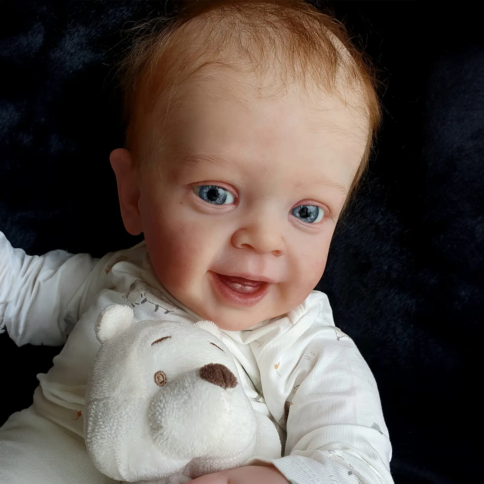 [New] 20" Lifelike Super Handmade Reborn Baby Boy Toddler Doll Toy with