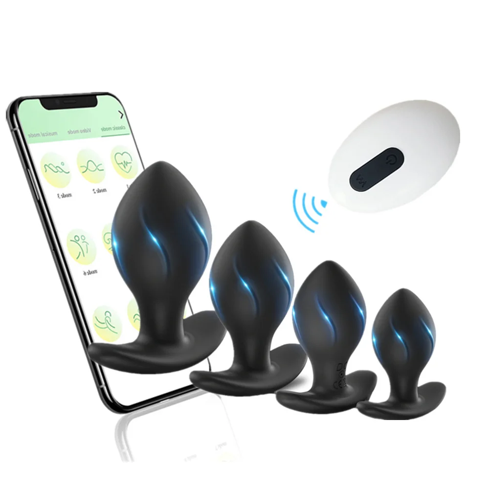 Four Sizes App / Wireless Remote Control Anal Vibrator Rosetoy Official