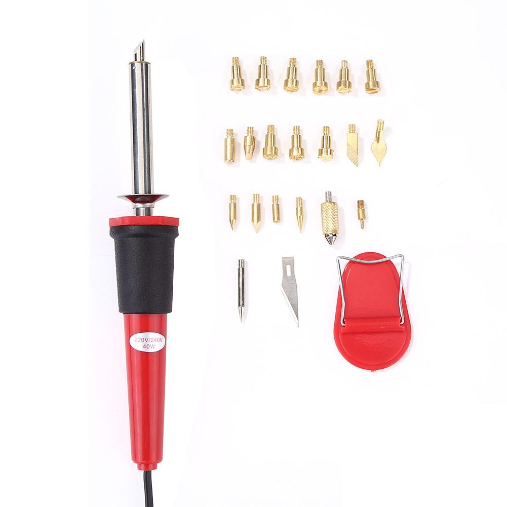 24 in 1 Soldering Iron Carving Pyrography Wood Embossing Burning Pen (UK), 501 Original
24 in 1 Soldering Iron Carving Pyrography Wood Embossing Burning Pen (UK), 501 Original