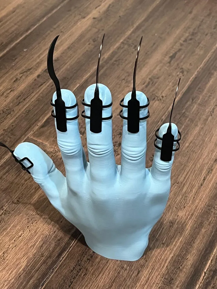 pornhint Pornhint BLACKOUT TALON BDSM Primal Claws Adjustable Stainless Steel Kink Fetish Set of 5 Fingers bdsm pillory