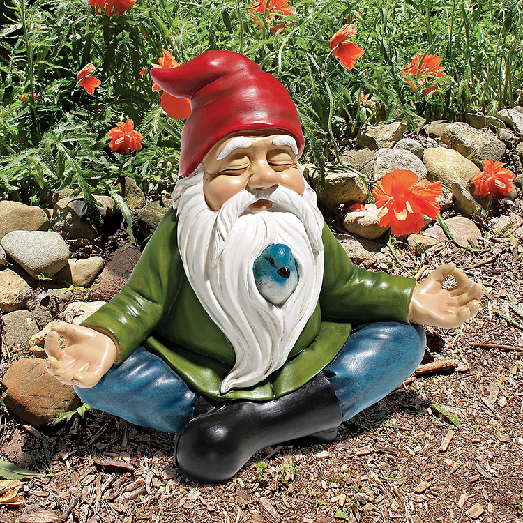 Garden Gnome Statue, Polyresin Full Color