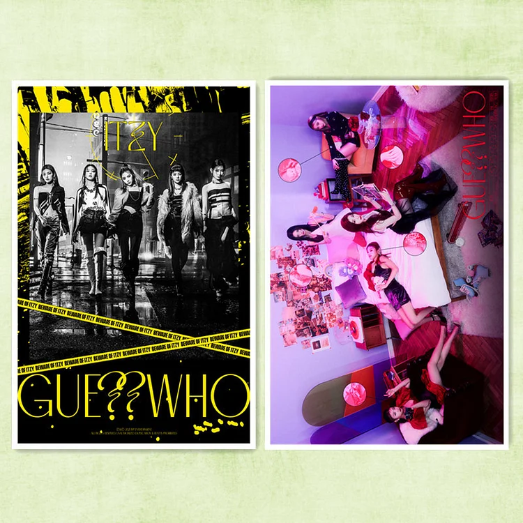 ITZY GUESS WHO Album Photo Poster