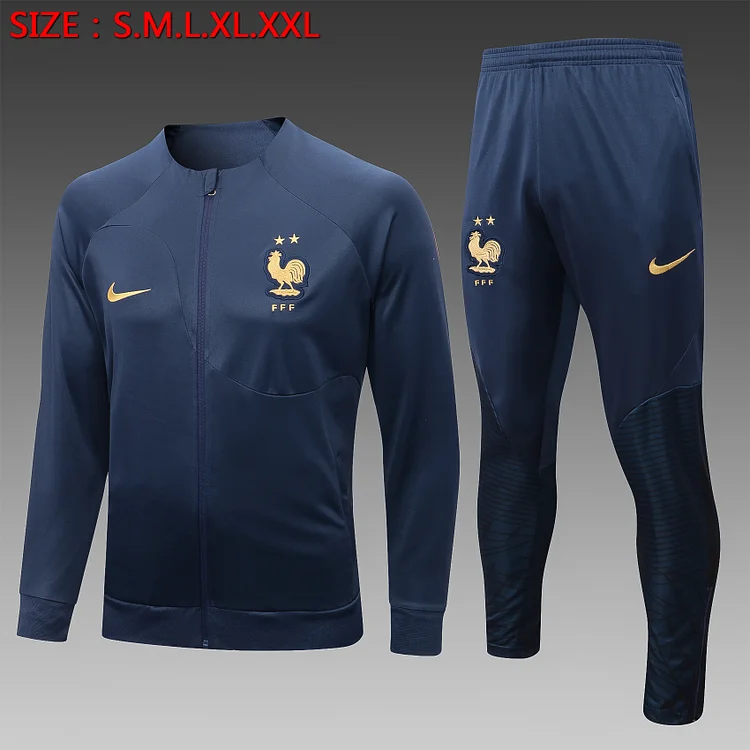 2202 Season France Blue Jacket Suit