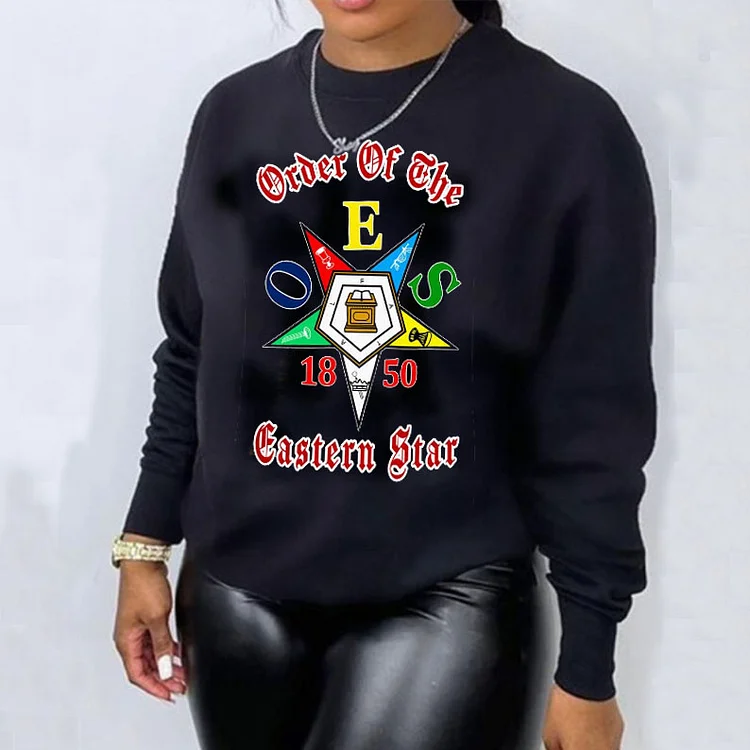 OES pure cotton long sleeve sweater