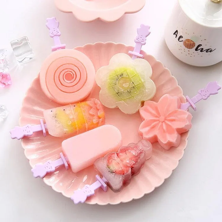 Light Purple Silica Gel DIY Ice-cream Tooling SP1812338