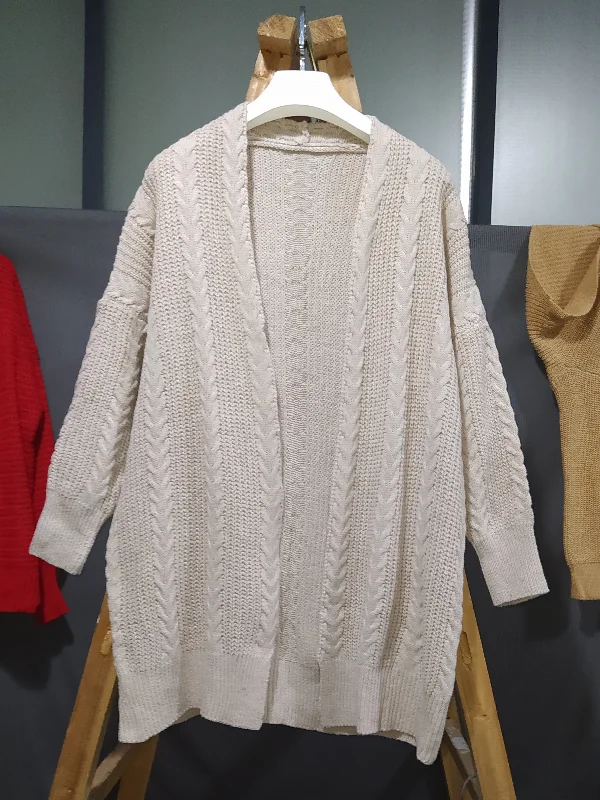 Urban Knitting Roomy Pure Color Cardigan