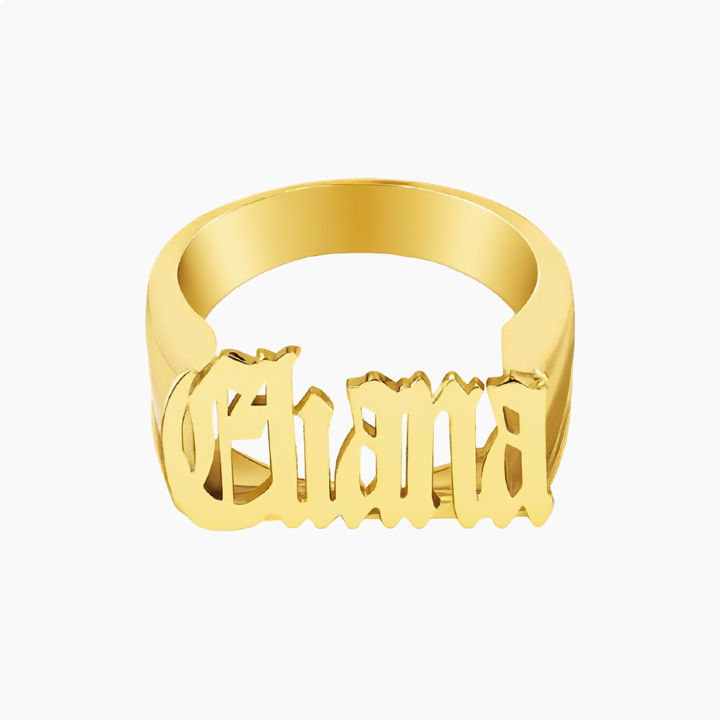 Gold Gothic Style Ring