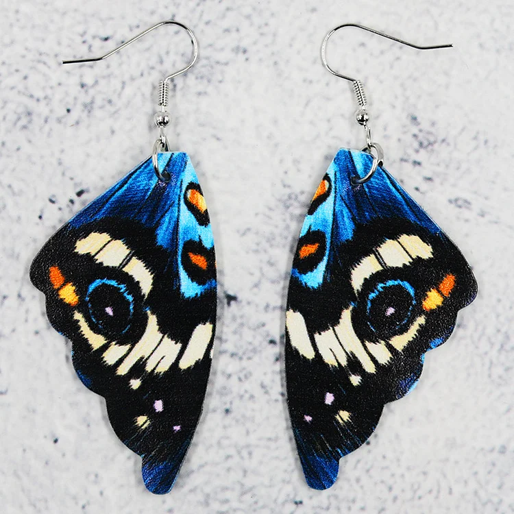 Vintage Butterfly Wings Drop Dangle Earrings Bohemian Colorful Ear Jewelry For Women Jewelry Gifts