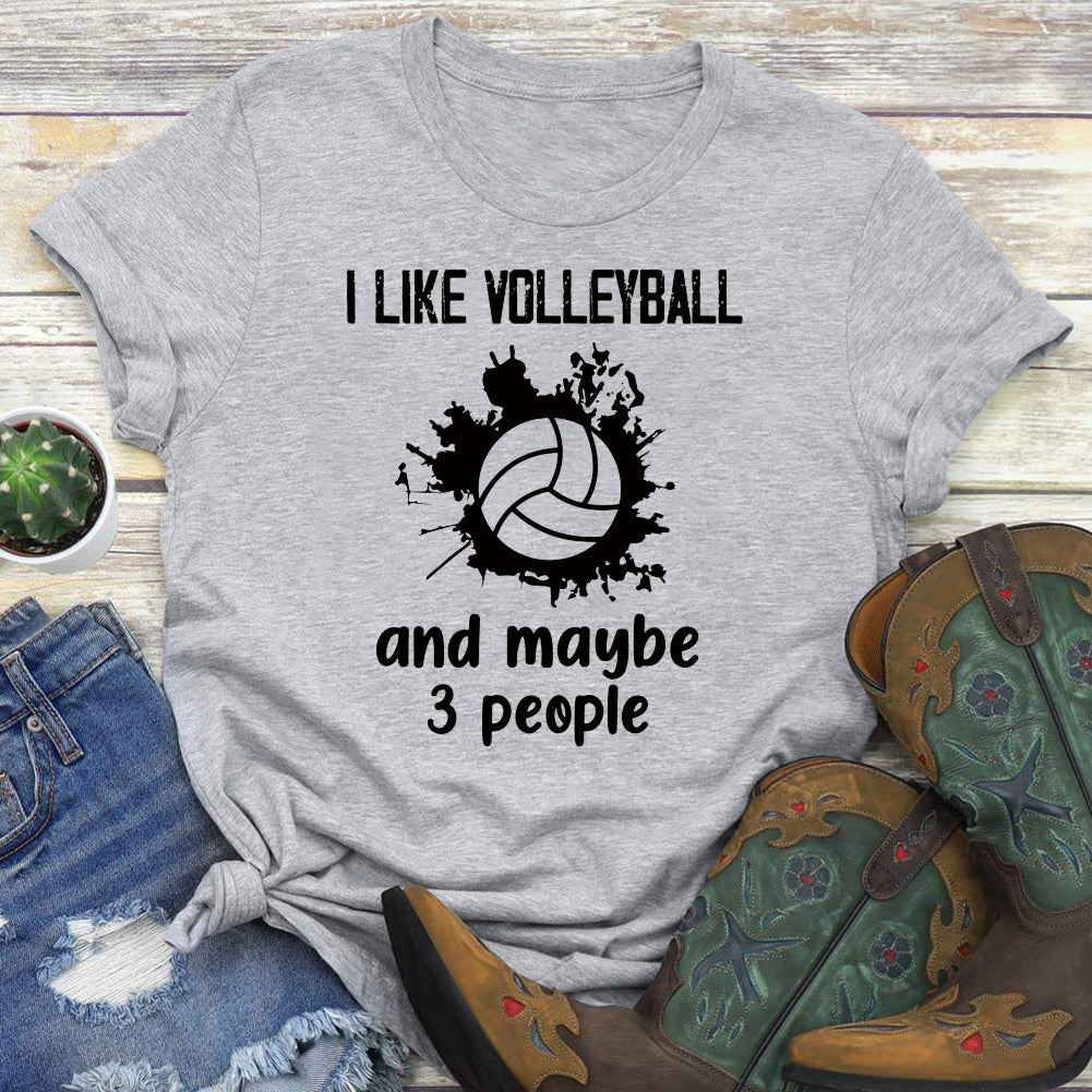 Funny Volleyball  T-shirt Tee -03848-Guru-buzz