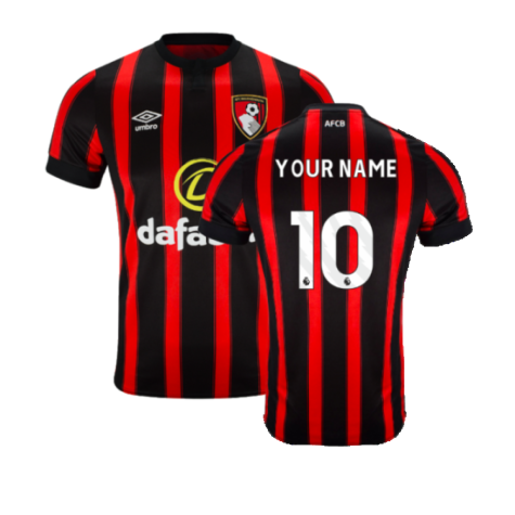 AFC Bournemouth Home Shirt Top Kit 2023-2024  ( Printing Your Name ) 