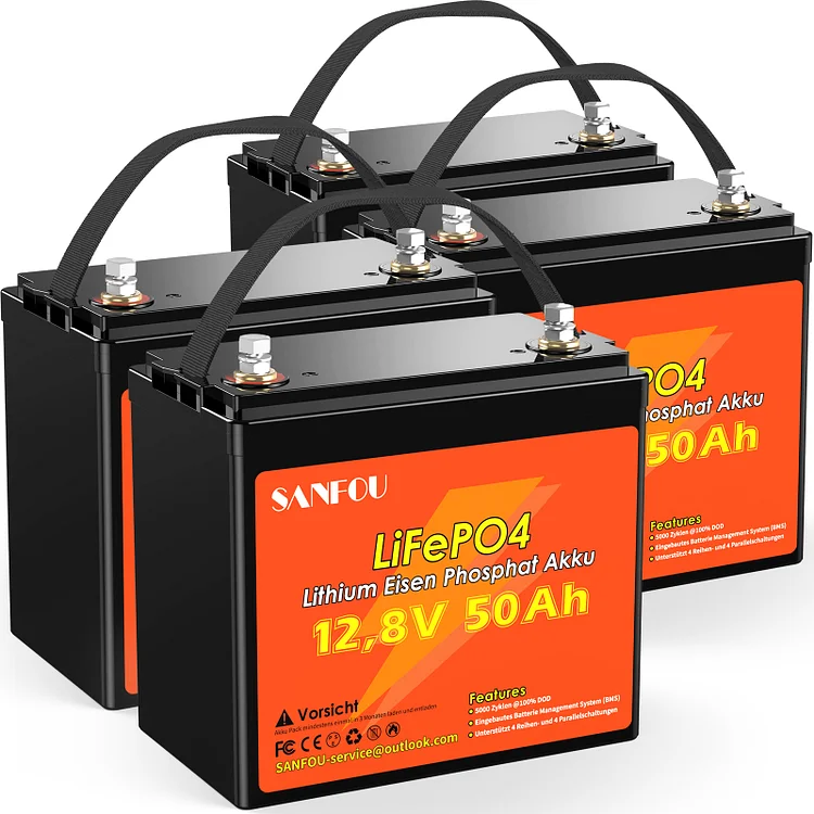 SANFOU 12.8V 50Ah Lifepo4 Battery Pack4