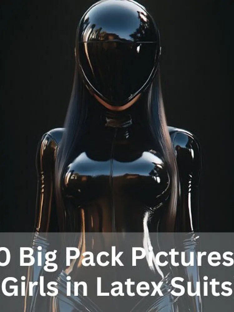 pornhint Pornhint Latex Fashion AI Images Ð Women in Suits, Gas Masks, Cat Ears (Digital Download) dominatrix bodysuit latex