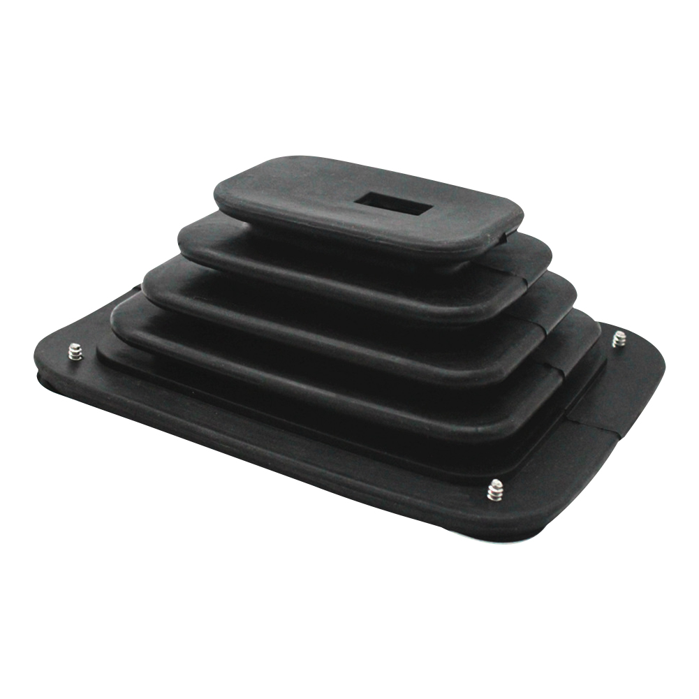 Rubber Shifter Boot with Chrome Plate 5 5/8 x 6 3/4in Manual Automatic 350, 501 Original
Rubber Shifter Boot with Chrome Plate 5 5/8 x 6 3/4in Manual Automatic 350, 501 Original
