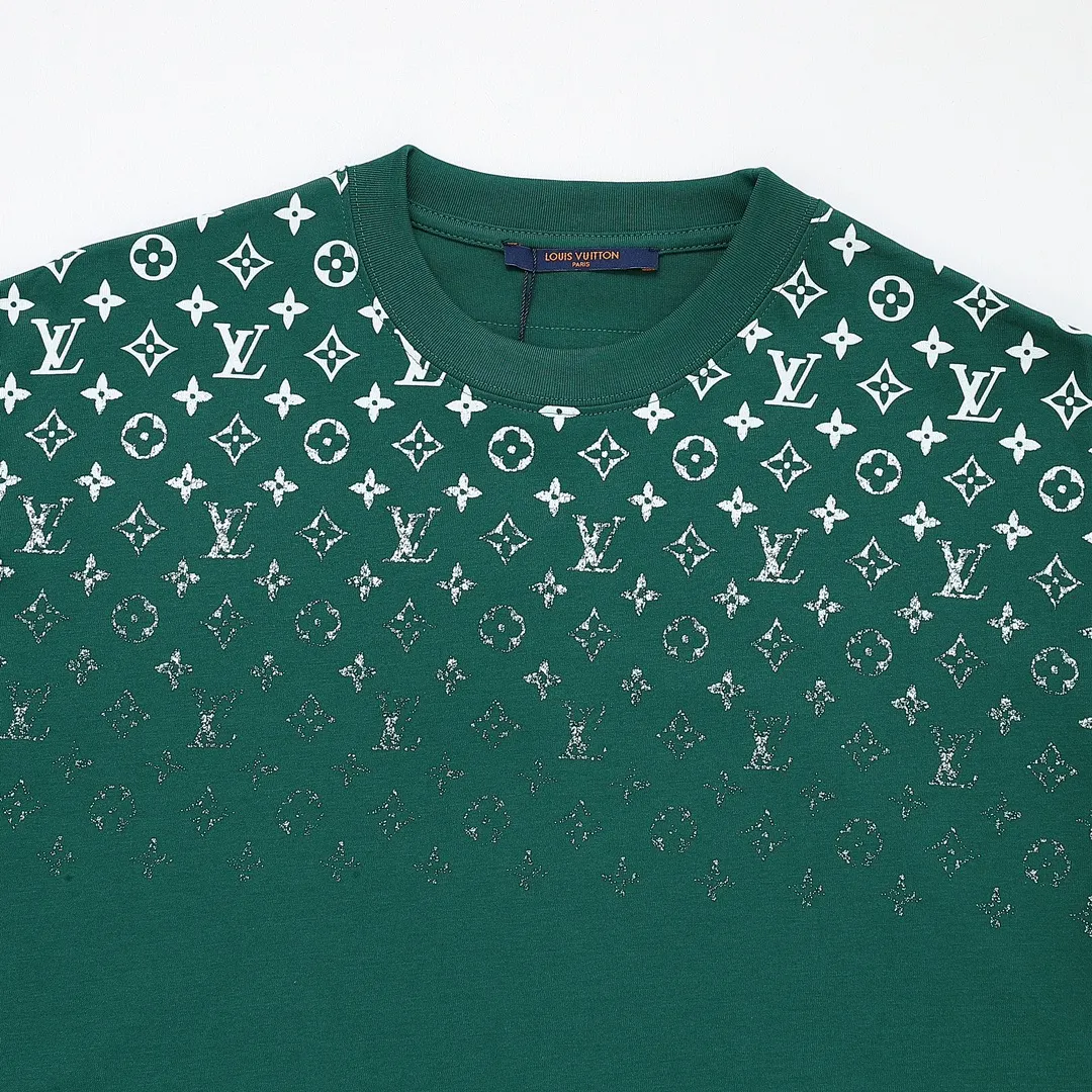 Close-up of neckline and print detail