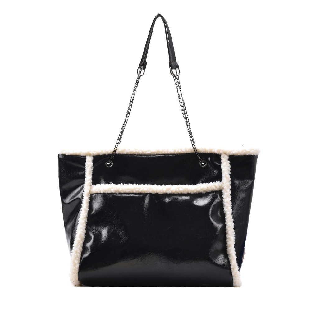 Large Capacity PU Plush Shoulder Handbag Splicing PU Plush Crossbody Bags, 501 Original
Large Capacity PU Plush Shoulder Handbag Splicing PU Plush Crossbody Bags, 501 Original
