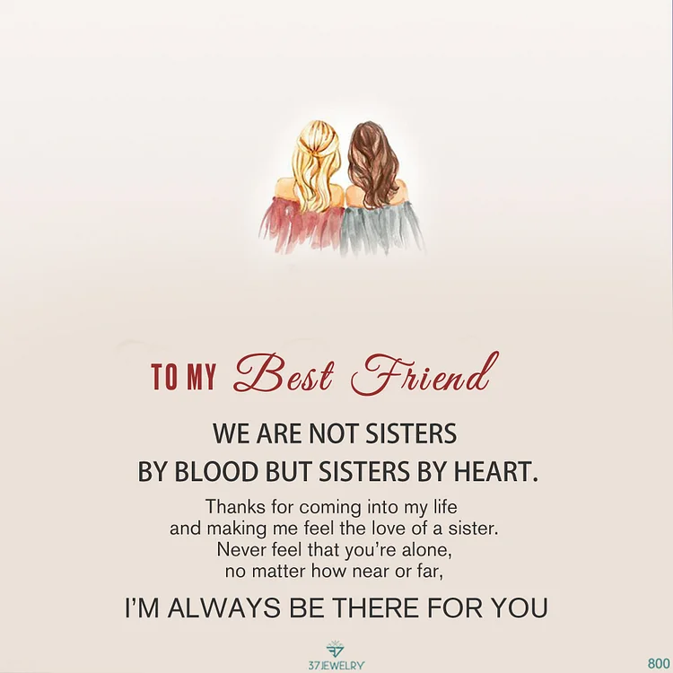 Gift Card - Not Sisters By Blood But Sisters By Heart