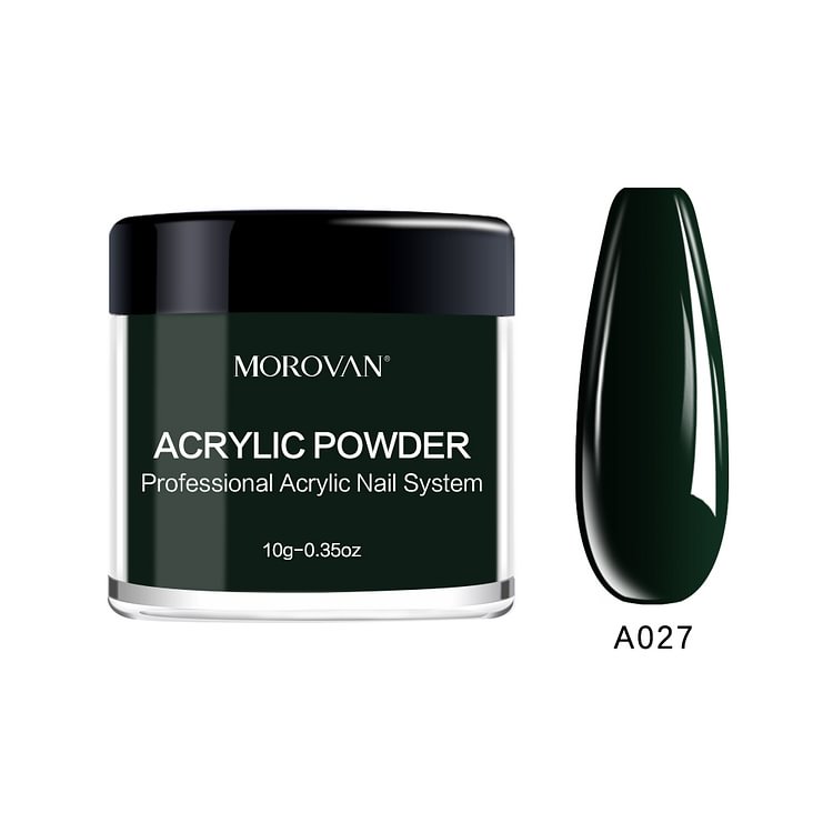 Morovan Dark Jubgle Green Acrylic Powder A027