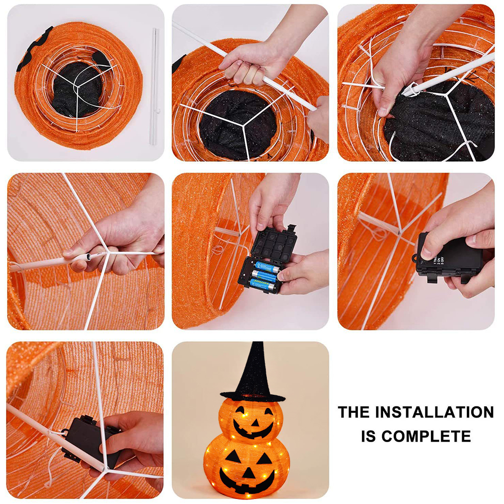 50LED Halloween Folding Pumpkin Paper Lantern Luminous Hanging Decor Light, 501 Original
50LED Halloween Folding Pumpkin Paper Lantern Luminous Hanging Decor Light, 501 Original