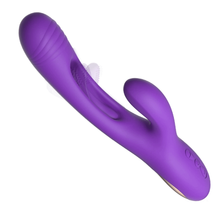 Bora Rabbit Tapping G-spot Vibrator - Rose Toy