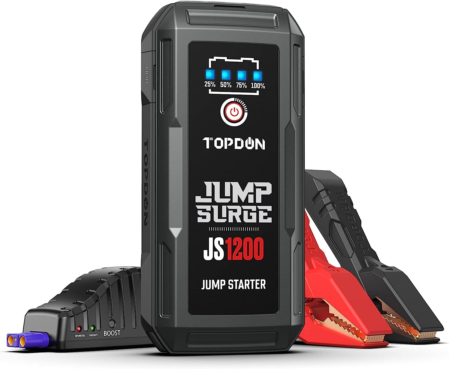 Jump Starter Car Battery ChargerTOPDON JUMPSURGE1200 12V Car Starter Lithium Battery Booster