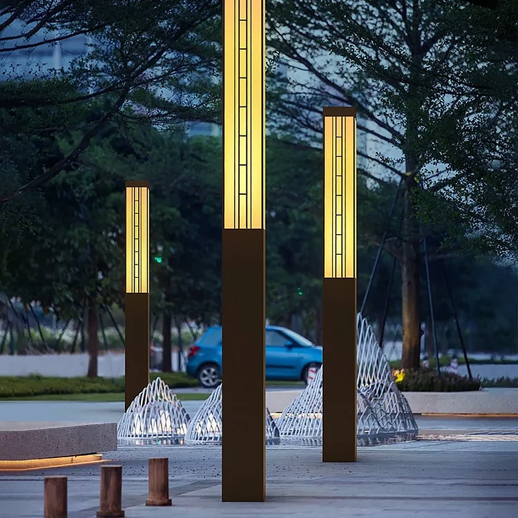 Retro Waterproof Outdoor Pole Lights Lamp Post Lights Public Lighting - Appledas