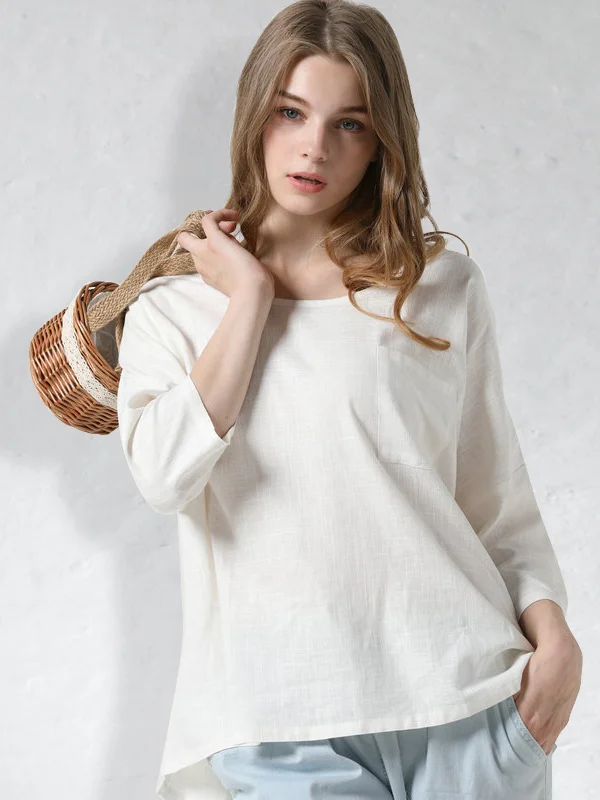 Oversize Comfy Patch Pocket Tunic