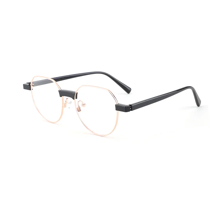 35057 Acetate Metal Optical Eyeglasses Frame Spectacles Frames Blue Light Blocking Glasses for Men and Women