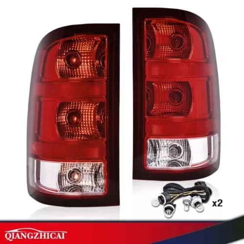 Dronehint Pair Tail Lights Lamps Fit For 2007-2013 GMC Sierra 1500 2500 3500HD LH + RH NEW (For: GMC) Parts