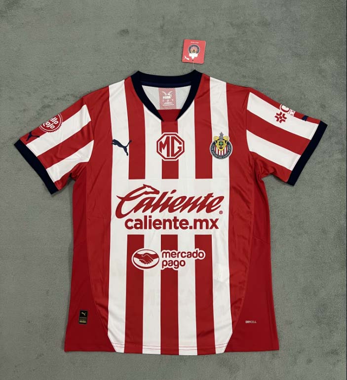 2024/2025 Chivas Home Soccer Jersey 11 Thai Quality