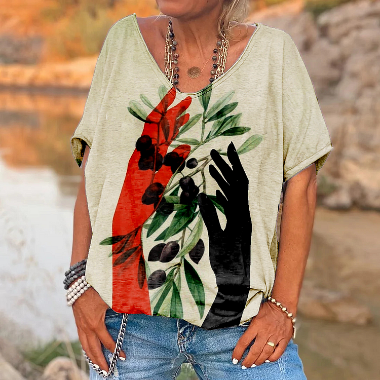I Hope Peace Forever Print Casual T-Shirt socialshop