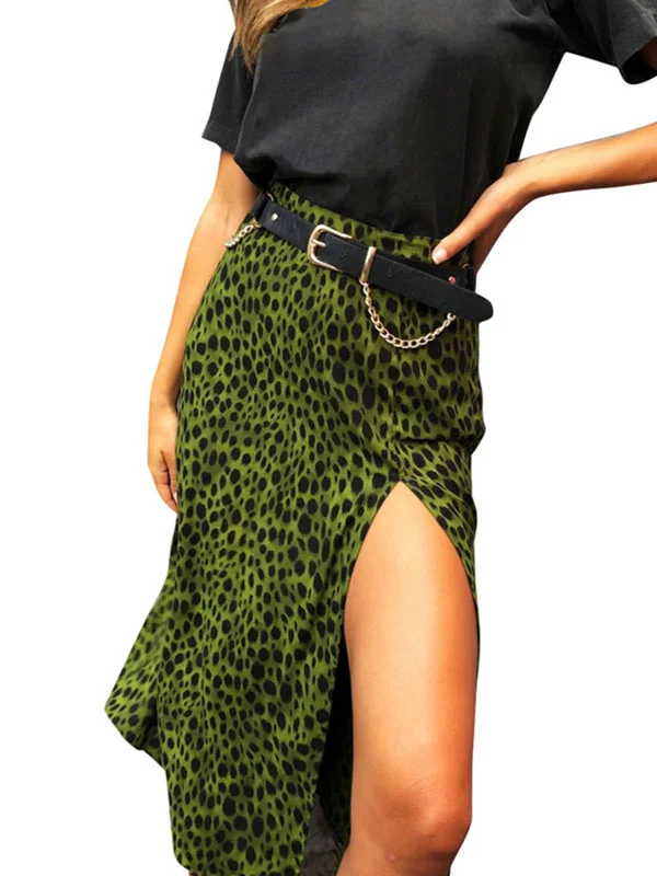 Sexy Leopard Print Women's Skirt